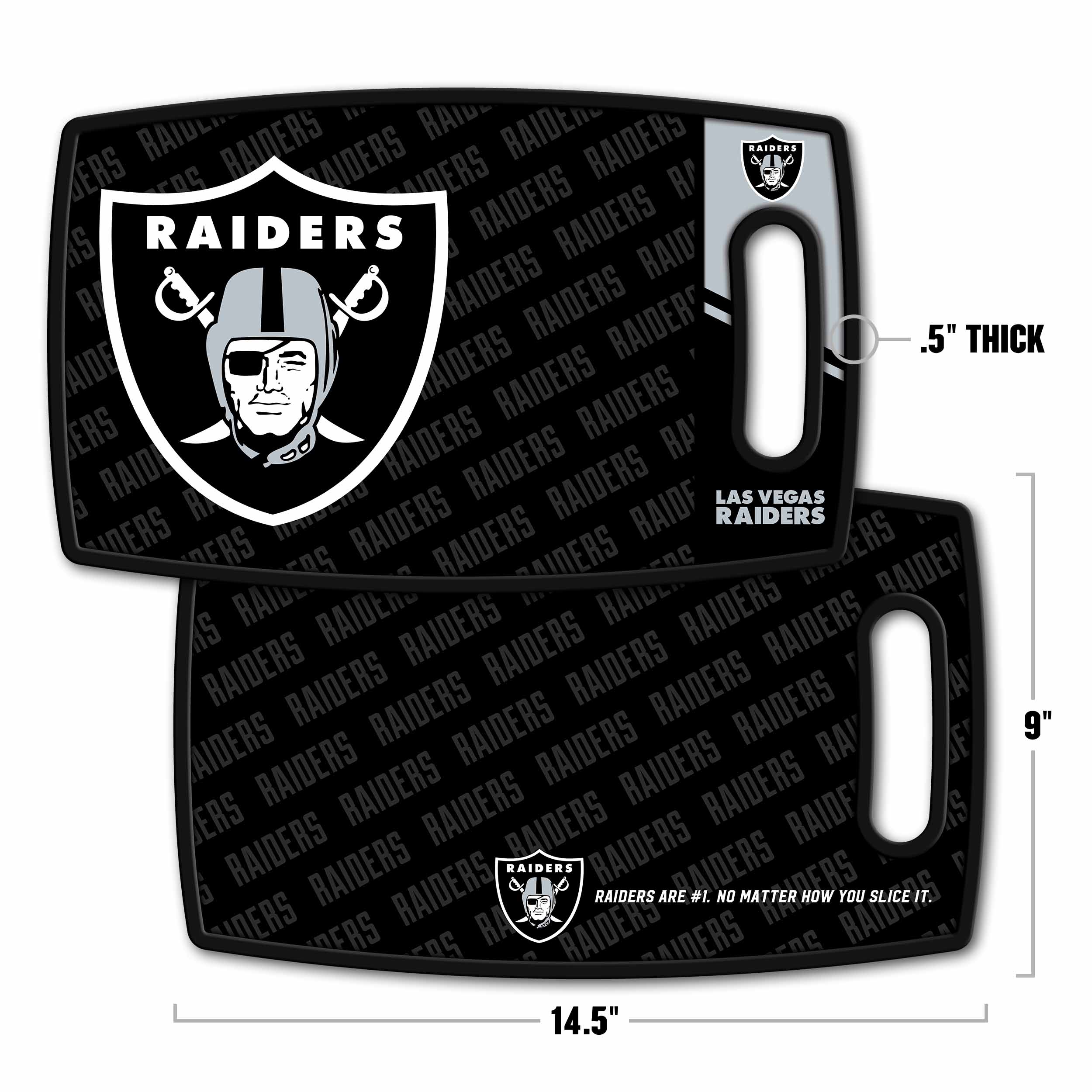 YouTheFan NFL Las Vegas Raiders Logo Series Cutting Board