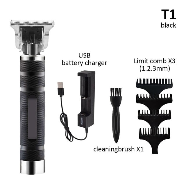 Buy Hair Clippers for Men,Cordless Rechargeable Electric Pro Li T-Liner  Clippers for Hair Cutting,Mens Hair Trimmer Beard Trimmer Hair Grooming  Kit,with 4 Guide Combs,1 Pack,Black Online at Lowest Price in Ubuy Nepal.