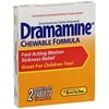 Dramamine Tablets Fast Acting Motion Sickness Relief Tablets, Orange Flavor, 2 ea