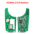 thumbnail image 5 of KEYYOU 315/433MHz For Chevrolet Malibu Cruze Aveo Spark Sail For Opel Vauxhall 2/3/4 BTN Car Remote Key Circuit Board Electronic, 5 of 6