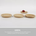 thumbnail image 4 of Bamboo Creative Small Plate Side Dish Serving Appetizers Tableware Dipping Bowls Mini Seasoning, 4 of 6
