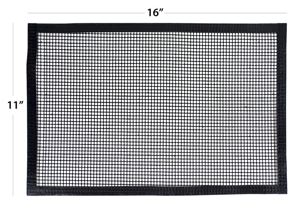 Grill Mat BBQ Tool - Mesh Grill Mat That Allows Smoke to Pass Through - Non-Stick - Perfect For Grills, Smokers and Ovens - image 2 of 6