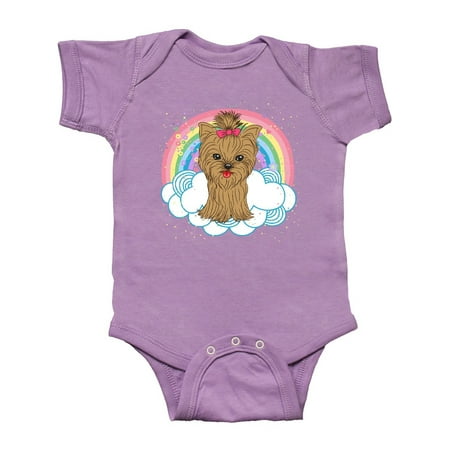 

Inktastic Yorkie Gifts Yorkshire Terrier Dog Gift Baby Girl Bodysuit
