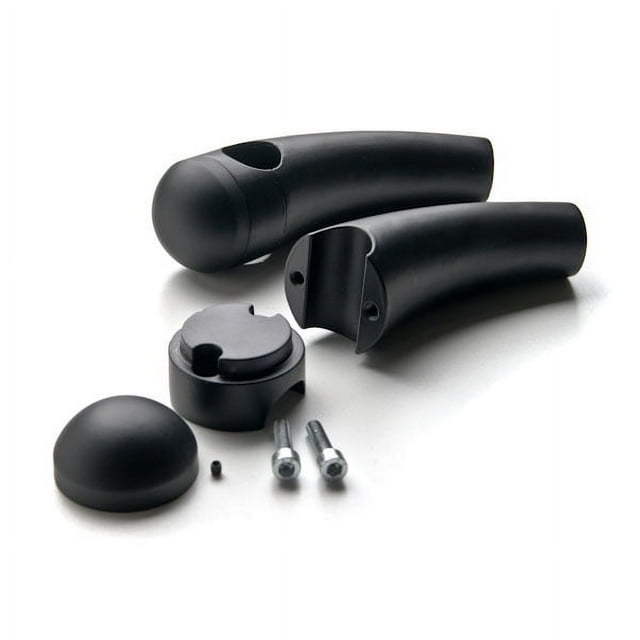 Krator Custom Black Motorcycle 1" Handlebar 3.5" Risers Compatible with Victory Kingpin Deluxe 8-Ball Tour Ness