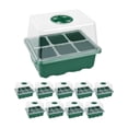 thumbnail image 2 of 10 bandejas de inicio para plántulas, reutilizables, para propagación y germinación. 6 hoyos, 2 of 9