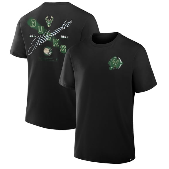 Men's Black Milwaukee Bucks SOS T-Shirt