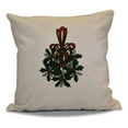 thumbnail image 2 of Simply Daisy 16" x 16" Traditional Mistletoe Floral Print Pillow, 2 of 2