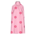 thumbnail image 2 of Lmnyox Women's Summer Sleeveless Dress Flowy Soft Midi Dress Loose Casual Print Smocked Dress, 2 of 5