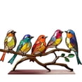 thumbnail image 1 of Observación de Aves Adornos Decoración del Hogar Cien Flores Observación de Aves Colgante Observación de Aves Serie Metal Decoración del Hogar, 1 of 7