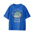 thumbnail image 2 of Trash Truck Its My Birthday Youth T Shirt (Royal, XS-XL), 2 of 4