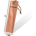 thumbnail image 4 of CONSDAN Shoe Horn | USA Grown Solid Cedar Wood Shoe Horn, Travel Shoe Horn for Men Women and Senior, Wooden Boot Horn, Shoe Helpers, 6" L, 4 of 6
