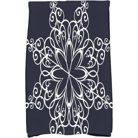 Simply Daisy 18" x 30" Snowflake Holiday Geometric Print Kitchen Towel