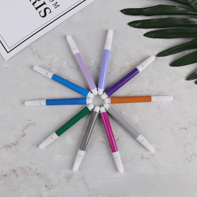 Mini pincel para grafiti, bolígrafo de color para niños, suministros de pintura para guardería, venta al por mayor, bolígrafo de acuarela de 12 colores