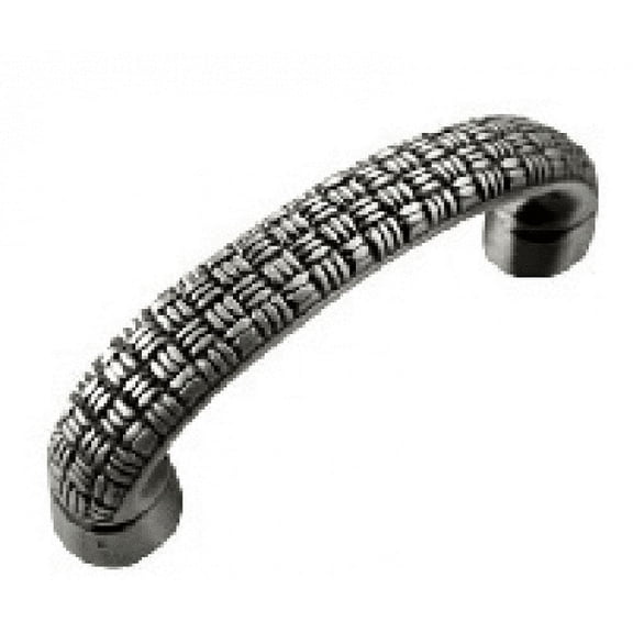 MNG 14611 3" Rattan Pull - Satin Antique Nickel