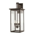 thumbnail image 7 of Millennium Lighting 27" 4-light Metal Outdoor Wall Bracket in Powder Coat Bronze, 7 of 7