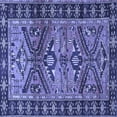 thumbnail image 1 of Ahgly Company Indoor Square Persian Blue Traditional Area Rugs, 8' Square, 1 of 4