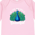 thumbnail image 4 of Inktastic Peacock Girls Long Sleeve Baby Bodysuit, 4 of 5