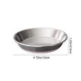 thumbnail image 3 of Cififendec Non Slip Thickened Pet Bowl, 4.72", Stainless Steel Wide Shallow Anti Vomit Feeding Dish for Indoor Kitten Cat Dry Wet Food Water Feeder Bowl, 3 of 5