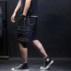 thumbnail image 3 of Pantalones cortos para hombre, finos, de lujo, de talla pequeña, a la moda, holgados, elásticos, estilo coreano, novedosos, a granel, de verano, XXL, 3 of 5