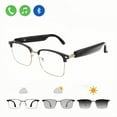 thumbnail image 3 of Bluetooth Smart Glasses, Sunglasses for Men and Women with Anti-Blue Light Lenses, Auto-Color Changing Touch Control, Built-in Microphone, High-Resolution Audio, Wirelessly Rechargeable, 3 of 10