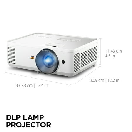 ViewSonic - Home and Office PA503HD 1080P DLP Projector - White
