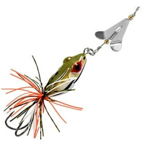 Misterolina Spinnerbait Frog Lure Fishing Lure For Targeting Bla D1P0 Rotati Bass W/