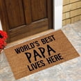 thumbnail image 3 of Coir Doormats Funny Door Mats Cute Door Mats Outdoor Rug for Entryway Indoor Washable Door Mats for Crafting Easy Clean Entryway Rug Door Mat, Beautiful Color for Outdoor and Indoor Use, 16x24 Inch, 3 of 4
