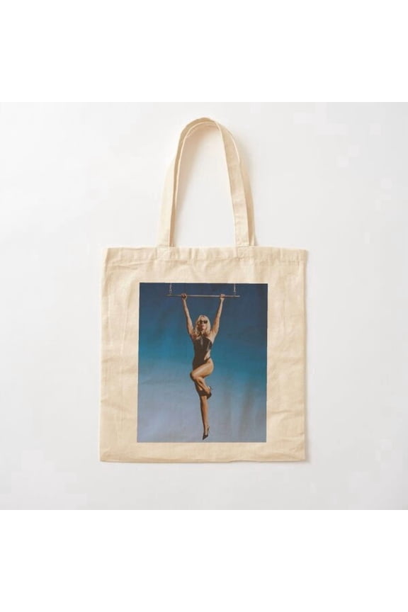 Dancing Miley Canvas Tote Bags, Reusable Shopping Bag