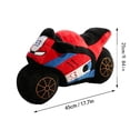 thumbnail image 3 of Motorcycle for Student Plush Toys with Windshield and Headlight, Cuddly Motorcycle Stuffed Animal for Room Decor, Fluffy Motorbike for Student with Number 53, 18X10 Inch, 1 Pack, 3 of 5