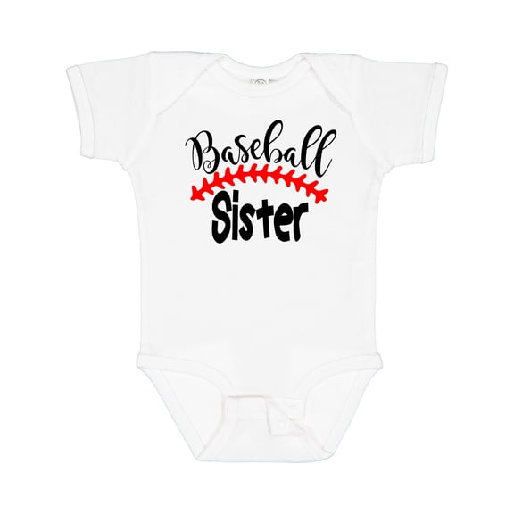 Inktastic Baseball Sister Boys or Girls Baby Bodysuit