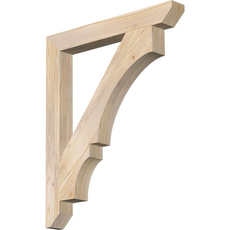 

Ekena Millwork 3 1/2 W x 30 D x 36 H Balboa Slat Smooth Bracket Douglas Fir