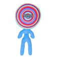 thumbnail image 1 of New Layer Man Plush Doll Game Stuffed Toy Blue Big Head 99999 Lollipop Plush Toy Soft Cartoon Pillow Doll Cute Gift For Kids, 1 of 1