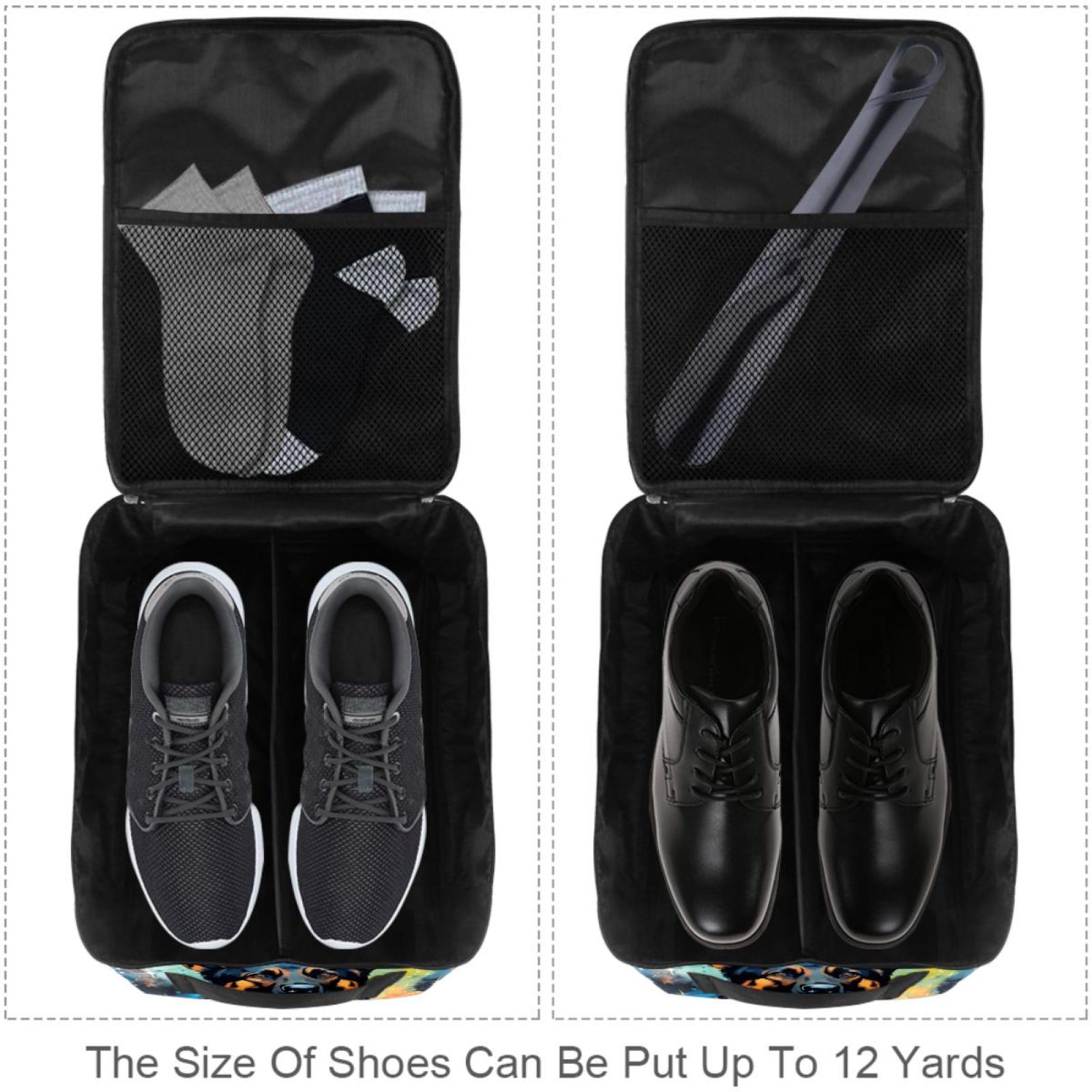 Shepherd Dog Polyester Shoe Box, 23x31cm/9x12in: Organizer & Storage Solution for Shoes, Accessories, and More
