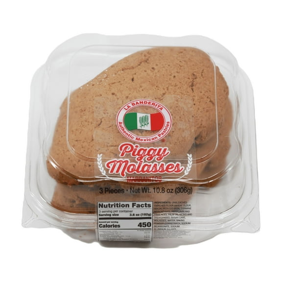 La Banderita Piggy Molasses Baked Marranitos, 10.8 oz