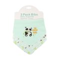 thumbnail image 1 of Babero insular de algodón cómodo para recién nacidos, regalos de fiesta de cumpleaños para niñas y niños (Panda), 1 of 11