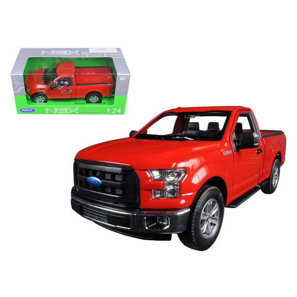 2015 Ford F150 Pickup Truck Regular Cab Red 1/24 Diecast Model by