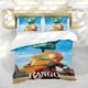 thumbnail image 5 of Rango Conjunto de sábanas temático, trío de piezas, cómodo y amigable con la piel, diseño único, regalo de decoración para el hogar para familiares, amigos y fans,135cm *200cm, 5 of 6