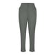 thumbnail image 4 of Pantalones casuales Umfun para mujer, pantalones de tubo de cintura alta con bolsillos para el trabajo, pantalones lisos ajustados, pantalones cómodos, gris oscuro L, 4 of 5