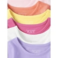 thumbnail image 2 of The Children's Place Toddler Girls Hi-Lo T-Shirt, 6-Pack, Sizes 2T-5T, 2 of 3