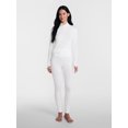 thumbnail image 2 of ClimateRight by Cuddl Duds Women’s Mild Essential Base Layer Livaeco Jersey High Rise Legging, 2 of 5