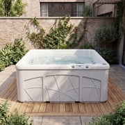 Lifesmart Bahama (LS350DX) Hot Tub - 5-Person, 28-Jet, Plug & Play Spa, Sea Salt