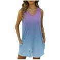 thumbnail image 3 of Bvxeep Women's Summer Pocket Camisole Shorts Romper with Romper Shorts, 3 of 8