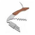 thumbnail image 2 of Abridor de Vino tinto Nikou profesional de Acero inoxidable con mango de madera, 2 of 15
