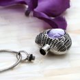 thumbnail image 3 of Anavia Cremation Necklace Urn Pendant Memorial Jewelry Angel Birthstone Heart Ashes Container with Free Funnel Kit and Velvet Jewelry Box [June], 3 of 6