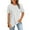 White, variant on Tittly T Shirts for Women Spring Tops for Women Womens Summer Tops Casual Rolled Sleeve Shirts For Women With Pocket Lightweight Crew Neck Tee Classic Fit Tshirts Shirts Basic Tees AG L