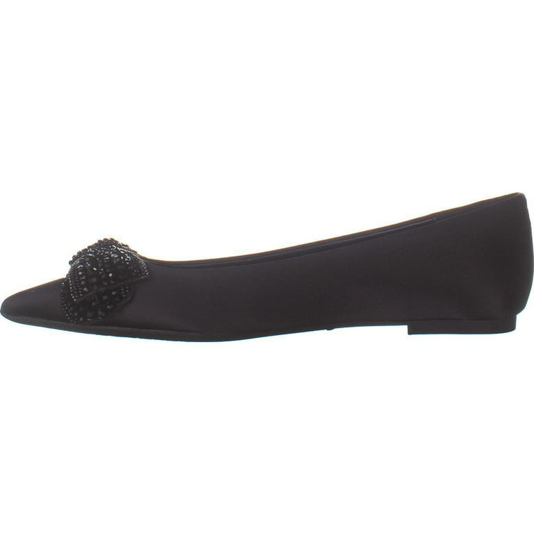 Womens Jewel Badgley Mischka Zanna Ballet Flats Black Walmart