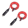 thumbnail image 2 of 1 Pack Car Cigarette Lighter Plug with Internal 15A Fuse, 45A Extension Cable Adapter 3.3ft/1m 14AWG Connector Compatible with Anderson PowerPole Port, 2 of 9