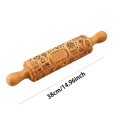 thumbnail image 2 of SIfdSeng My Items Elegant Anniversary Engraved Rolling Pin for and Cookie Cutter, 2 of 2