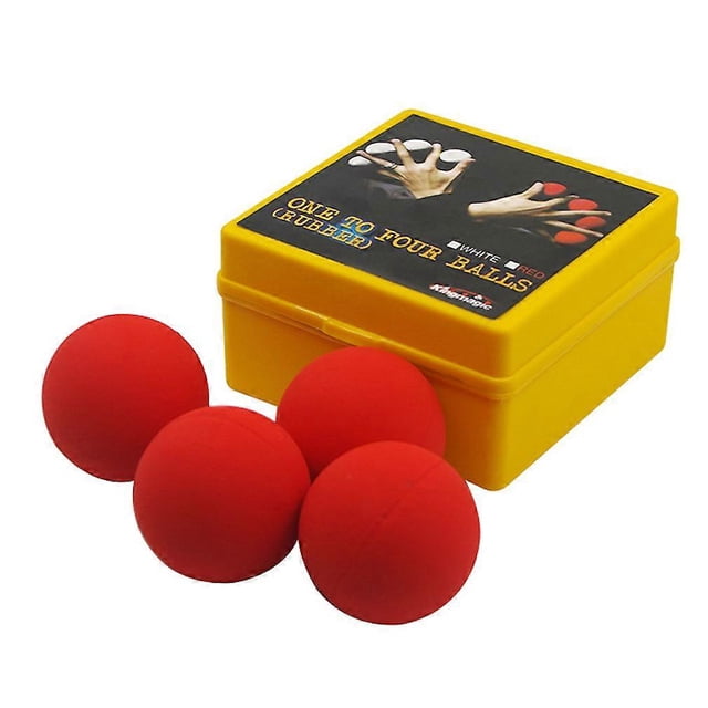 One ball in four magic props Magic trick Magician Close-up Props Gimmicks Joke Tools
