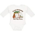 thumbnail image 3 of Inktastic Future Bookworm Like My Mom Boys or Girls Long Sleeve Baby Bodysuit, 3 of 5